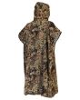 Toalla de playa con capucha poncho de surf Billabong Hooded Towel estampado militar posterior derecha