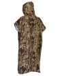 Toalla de playa con capucha poncho de surf Billabong Hooded Towel estampado militar posterior izquierda
