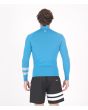 Hombre con Top de Neopreno reversible Hurley Advantage Plus 1/1 mm Azul posterior