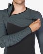 Traje de surf con cremallera en el pecho Billabong 5/4mm Revolution Antique Black para hombre Chest Zip
