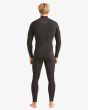Hombre con traje de surf con cremallera en el pecho Billabong Absolute 4/3mm negro posterior