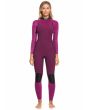 Mujer con Traje de Surf con Cremallera en la Espalda Roxy 4/3mm Rise Verde y Gris interior