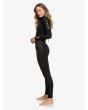 Mujer con Traje de Surf con cremallera en la espalda Roxy 4/3mm Prologue Negro lateral