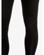 Mujer con Traje de Surf con cremallera en la espalda Roxy 4/3mm Prologue Negro rodilleras Supratex