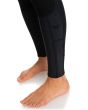 Mujer con neopreno con cremallera en el pecho Roxy Swell Series 5/4/3mm negro floral piernas