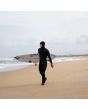 Jack Robinson con Traje de surf con capucha y cremallera en el pecho Volcom Modulator 4/3mm negro lifestyle