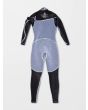Traje de Neopreno Volcom Modulator 4/3mm con cremallera en el pecho negro para hombre interior