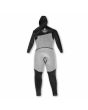Traje de neopreno con capucha y cremallera en el pecho Volcom Modulator 4/3mm negro para hombre interior posterior