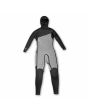 Traje de neopreno con capucha y cremallera en el pecho Volcom Modulator 4/3mm negro para hombre interior
