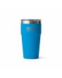 Vaso Apilable Térmico Yeti Rambler Stackable Cup 20oz Big Wave Blue Azul - 591ml