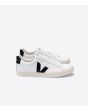 Zapatillas de cuero Veja Esplar blancas y negras Unisex