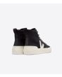 Zapatillas caña alta Veja Wata II Canvas Black Pierre Unisex posterior