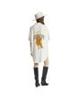Mujer con vestido camisero Brixton Condesa Linen Blanco