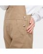 Mujer con Peto Carhartt WIP W' Bib Overall Marrón botones