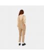 Mujer con Peto Carhartt WIP W' Bib Overall Marrón posterior