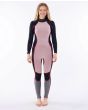 Neopreno con cremallera en la espalda Rip Curl Dawn Patrol 5/3 Back Zip azul para mujer interior frontal