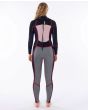 Neopreno con cremallera en la espalda Rip Curl Dawn Patrol 5/3 Back Zip azul para mujer interior posterior