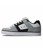 Zapatillas de cuero DC Shoes Pure color Blanco y Lima para hombre izquierda