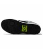 Zapatillas de cuero DC Shoes Pure color Blanco y Lima para hombre suela
