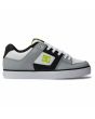 Zapatillas de cuero DC Shoes Pure color Blanco y Lima para hombre 
