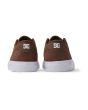 Zapatillas de cuero DC Shoes Teknic Marrón Chocolate para hombre posterior