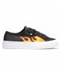 Zapatillas DC Shoes Manual negras con llamas para niño