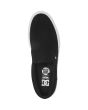 Zapatillas sin cordones DC Shoes Manual negras y blancas para hombre superior