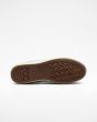 Zapatillas de piel para Skate Converse CONS Louie Lopez Pro Mid Mono Leather Blancas para hombre suela