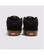 Zapatillas de Skate Vans Half Cab negro gum para hombre posterior