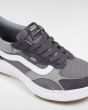 Zapatillas Vans UltraRange Neo VR3 Gris Asfalto-Blanco para hombre sidestripe blanca