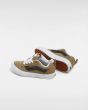 Zapatillas Vans Knu Skool Verde Oliva y Negro para niños de 4-8 años suela waffle