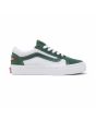 Zapatillas Vans UY Old Skool Vans Since 1966 blancas y verdes para niños de 4 a 8 años