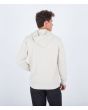 Hombre con Sudadera de capucha y cremallera Icon Boxed Bone posterior