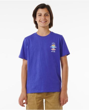 Niño con Camiseta de manga corta Rip Curl Search Icon Wild Berry 