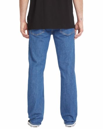Hombre con Pantalón vaquero Volcom Solver Denim Bold Blue