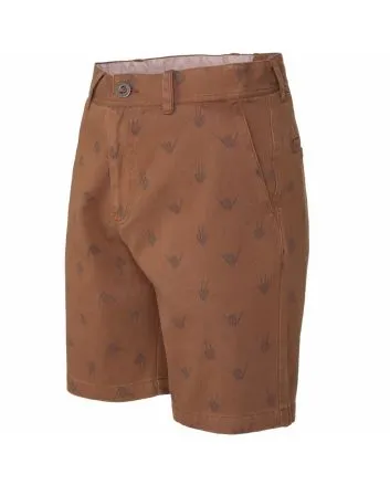 Bermudas Volcom Kids Frickin Art Reg Marrones para niños de 10-14 años