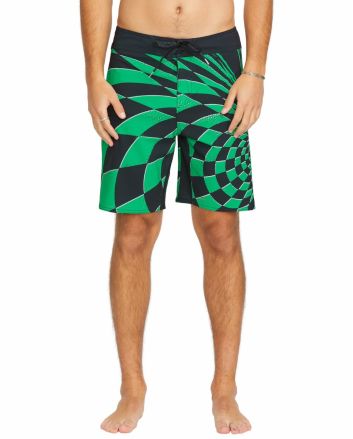 Hombre con Bañador Volcom Spiral Stn Mod 20'' Verde Menta 