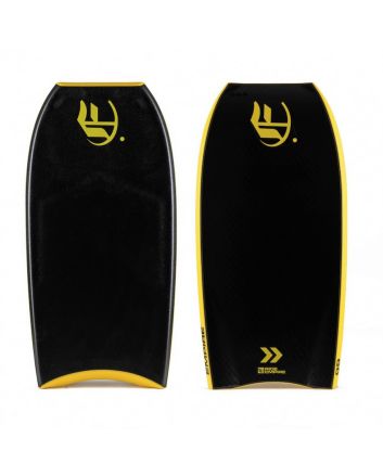 Tabla de Bodyboard Empire Go PP Negro-Amarillo-Negro