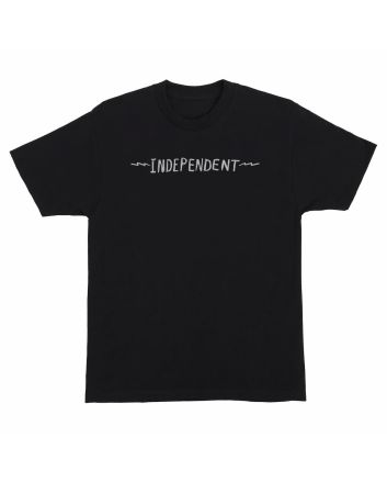 Camiseta de manga corta Independent Bratrud Notebook negra para hombre