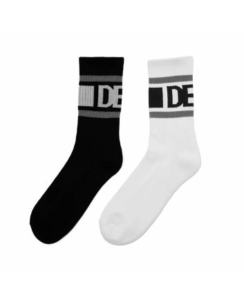 Pack de calcetines Deus Ex Machina Based Socks blanco y negro