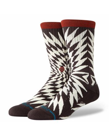 Calcetines Stance Frackle Marrón Oscuro Unisex