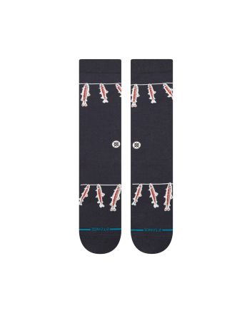 Calcetines Stance Gone Fishin Crew Azul Marino Unisex 