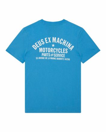 Camiseta Deus Ex Machina Biarritz Address Bonnie Blue para hombre