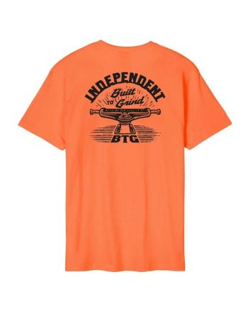 Camiseta de manga corta Independent BTG Lino Truck Naranja para hombre