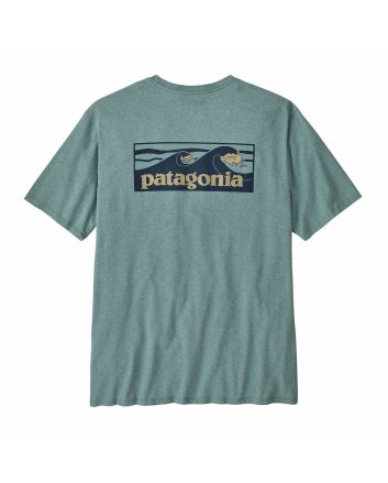 Camiseta Patagonia Boardshort Logo Pocket Responsibili-tee Blue Sage para hombre