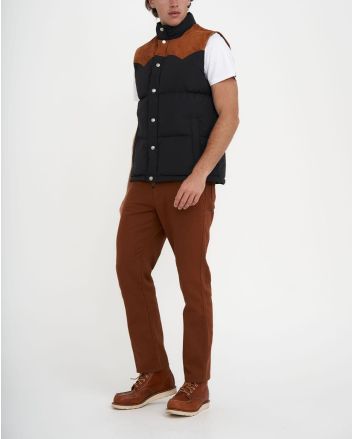 Hombre con Chaleco acolchado Deus Ex Machina Scout Puffa Vest Negro 