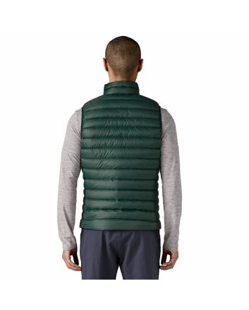 Hombre con chaleco Patagonia Down Sweater Vest Verde Cascada