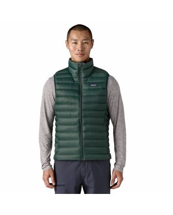 Hombre con chaleco Patagonia Down Sweater Vest Verde Cascada