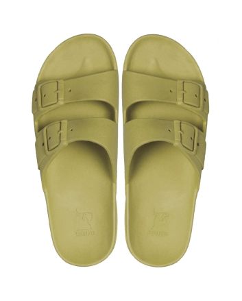 Sandalias Ecológicas Cacatoès verde oliva para mujer