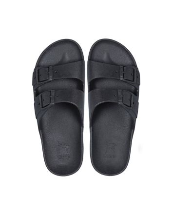 Chanclas ecológicas Cacatoès Rio de Janeiro negras Unisex